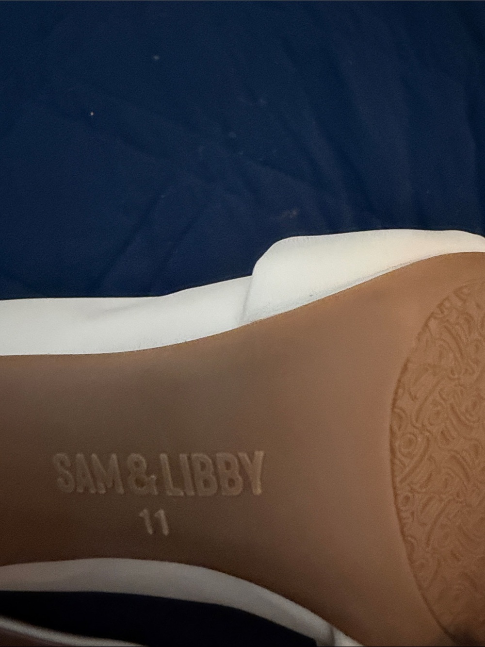 Sam & Libby Cream Pointed-Toe Knot Flats - Picture 6 of 6